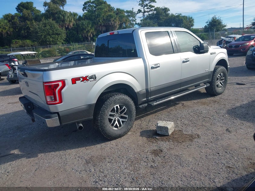 Vin: 1ftew1eg9ffa37523, lot: 46716160, ford f-150 xlt 20154