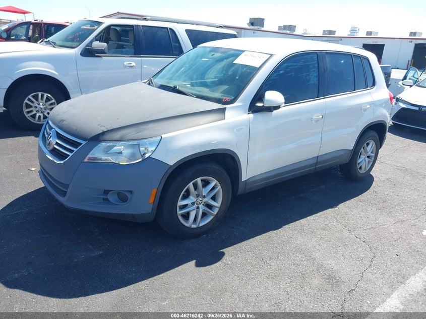 Vin: wvgav7ax6bw524629, lot: 46716165, volkswagen tiguan s 20112