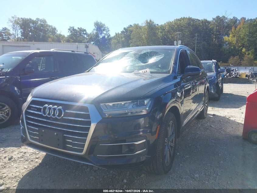 Vin: wa1laaf76hd038156, lot: 46716167, audi q7 3.0t premium 20172