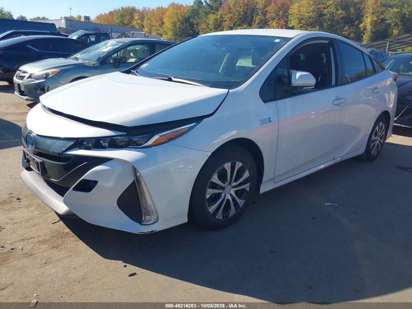 Vin: jtdkamfp8m3181452, lot: 46716206, toyota prius prime xle 20212