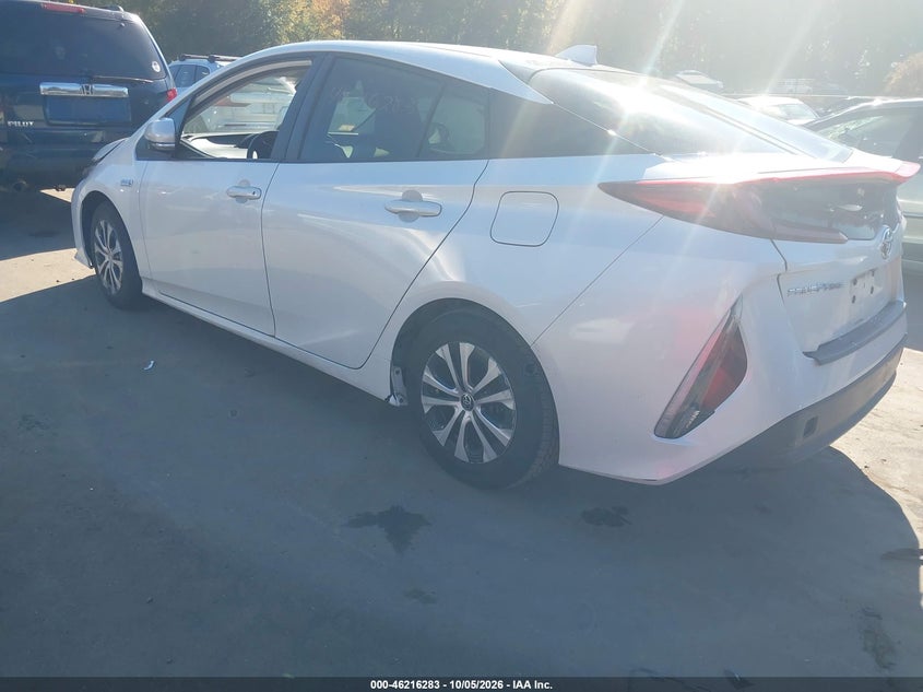 Vin: jtdkamfp8m3181452, lot: 46716206, toyota prius prime xle 20213