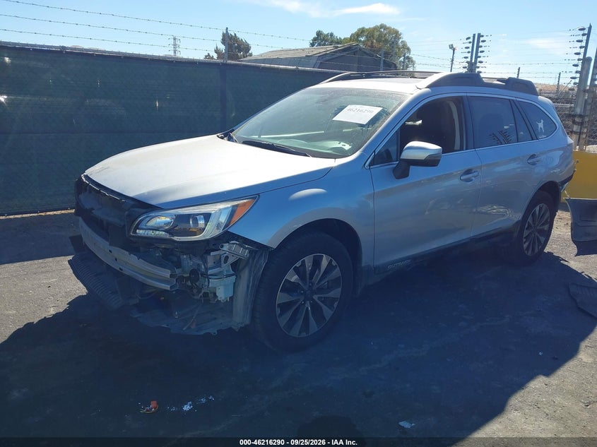 Vin: 4s4bsanc7h3255357, lot: 46716213, subaru outback 2.5i limited 20172