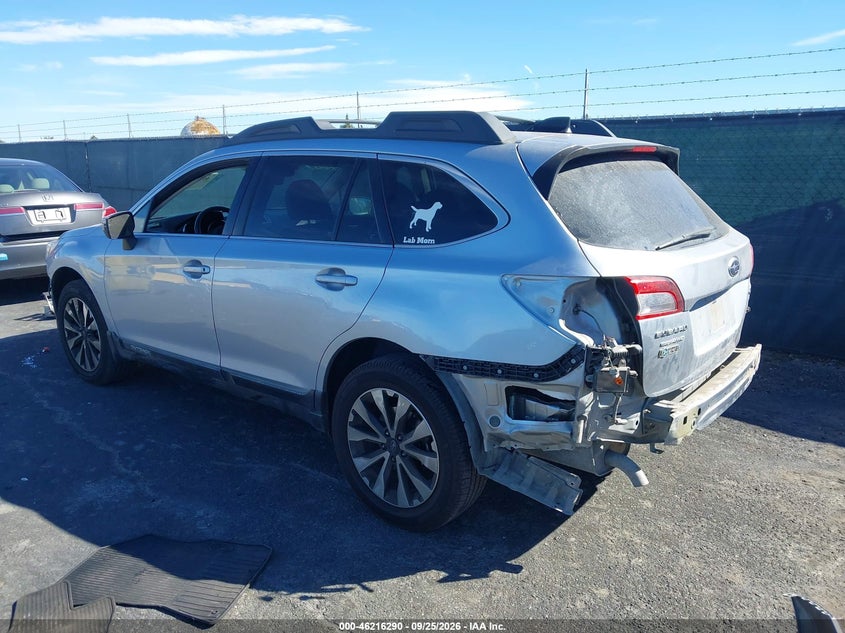 Vin: 4s4bsanc7h3255357, lot: 46716213, subaru outback 2.5i limited 20173
