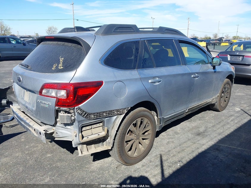 Vin: 4s4bsanc7h3255357, lot: 46716213, subaru outback 2.5i limited 20174