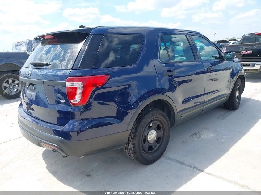 Vin: 1fm5k8ar1ggd05810, lot: 46716248, ford utility police interceptor 20164