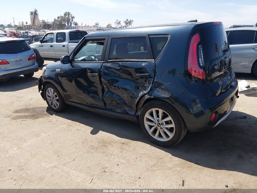 Vin: kndjp3a57k7667637, lot: 46716250, kia soul + 20193