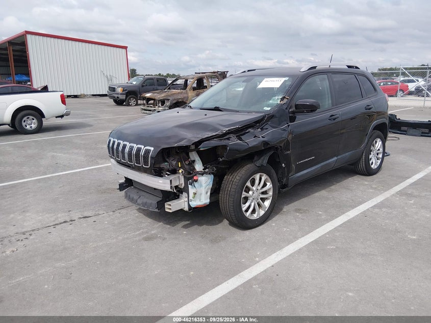 Vin: 1c4pjlcb2ld542188, lot: 46716276, jeep cherokee latitude fwd 20202