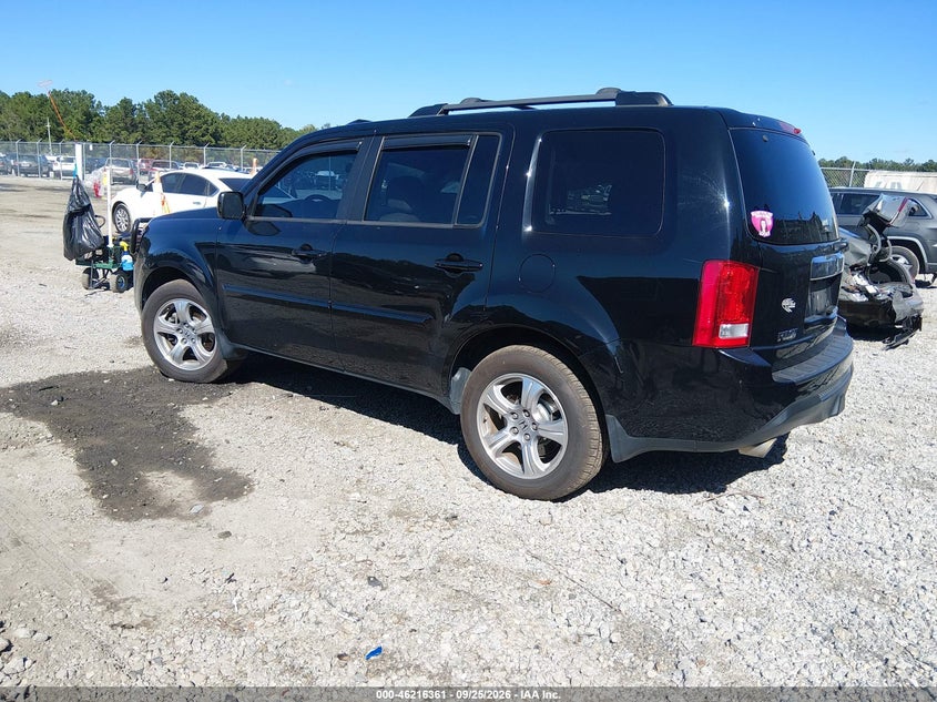 Vin: 5fnyf4h5xeb031774, lot: 46716284, honda pilot ex-l 20143