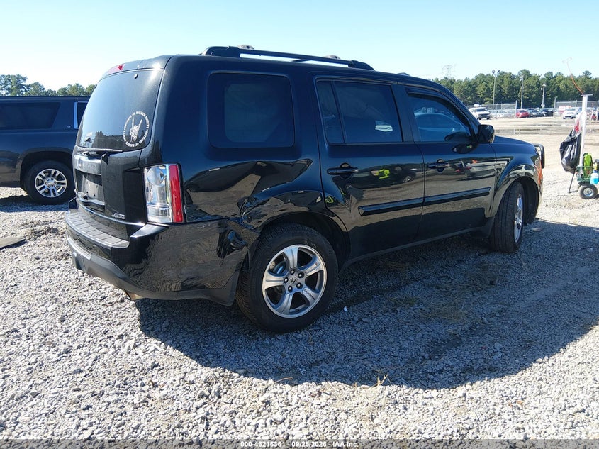 Vin: 5fnyf4h5xeb031774, lot: 46716284, honda pilot ex-l 20144