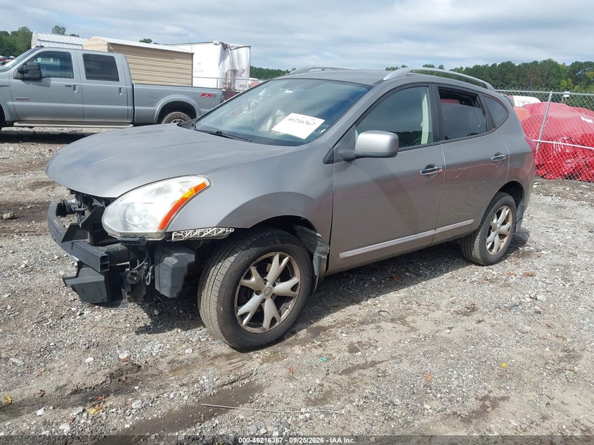 Vin: jn8as5mt4bw154182, lot: 46716290, nissan rogue sv 20112