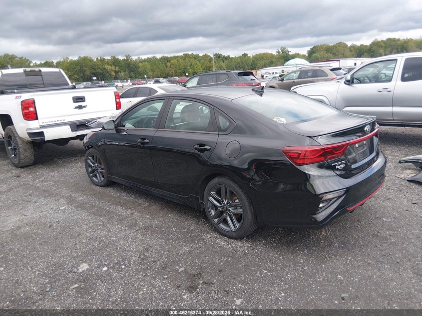 Vin: 3kpf34ad4me279444, lot: 46716297, kia forte gt-line 20213