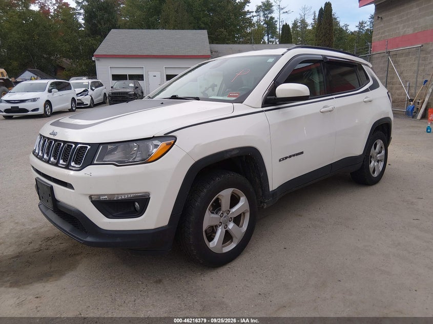 2018 Jeep Compass, Правий бік, IAAI, VIN 3C4NJDBB8JT492452 — фото 2