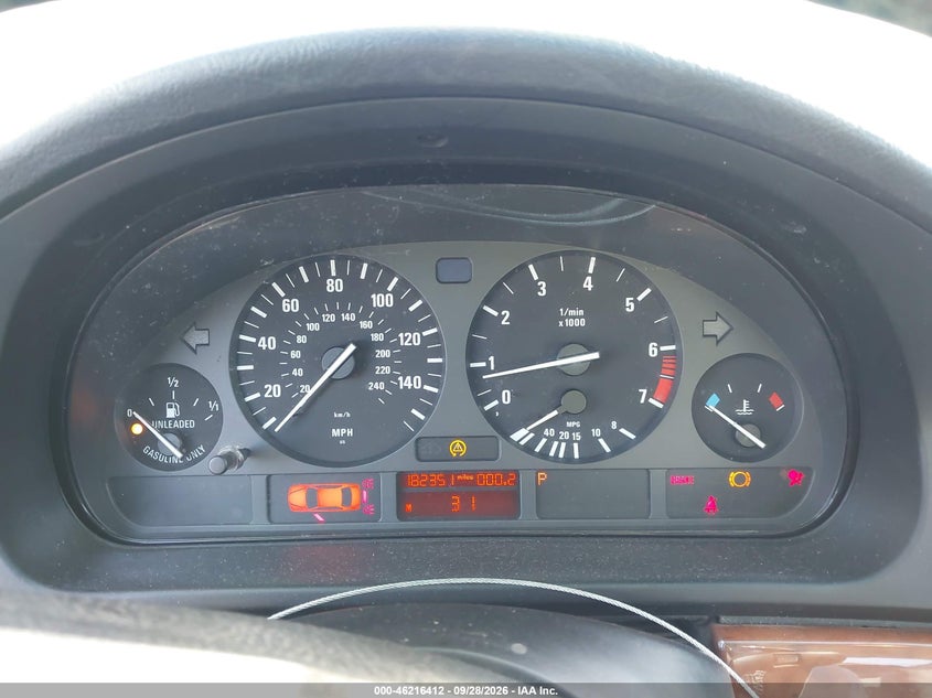 BMW 528I 1998 VIN WBADD6328WBW30476
