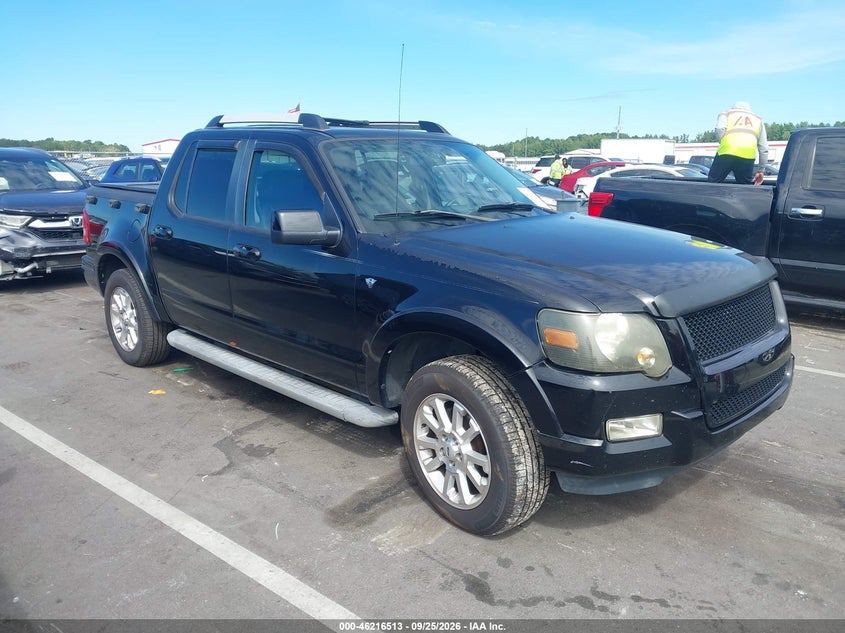 2007 Ford Explorer Sport Trac Limited, Left Front, IAAI, VIN 1FMEU33817UA10354