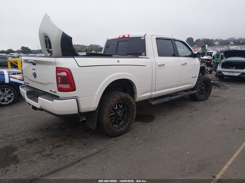 Vin: 3c6ur5fl5mg507149, lot: 46716508, ram 2500 laramie  4x4 6'4 box 20214