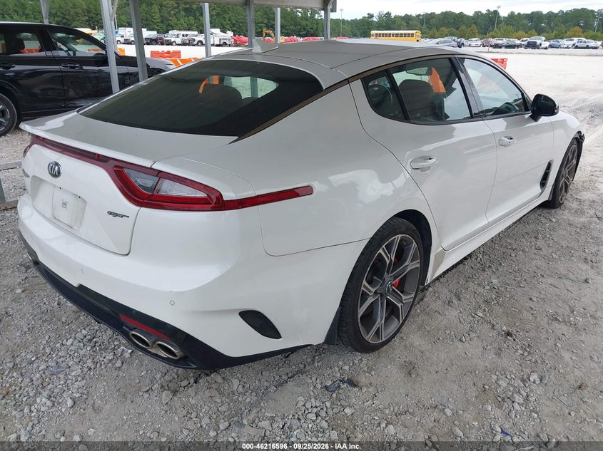 Vin: knae35lc9k6051719, lot: 46716519, kia stinger gt 20194