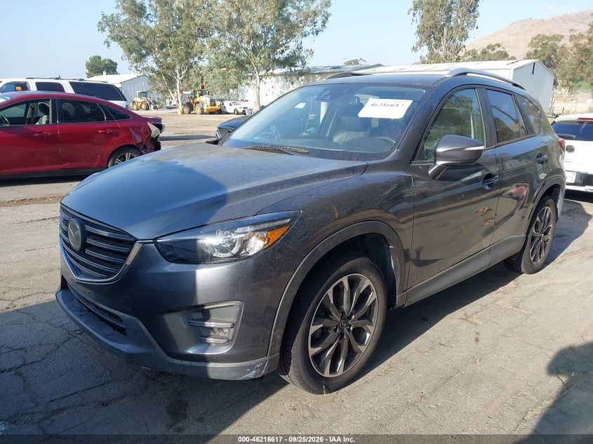Vin: jm3ke4dy3g0666885, lot: 46716540, mazda cx-5 grand touring 20162
