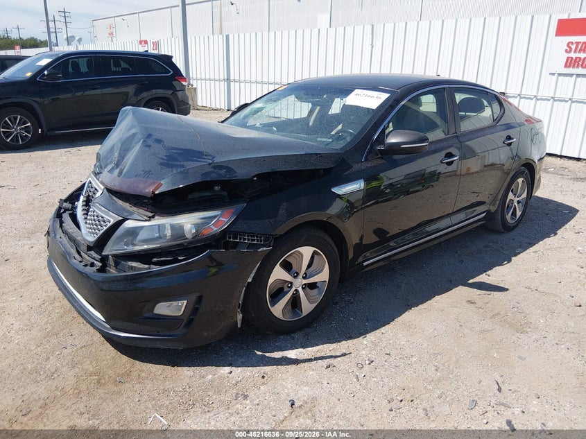 2014 Kia Optima, Удар спереду, IAAI, VIN KNAGM4AD7E5076995 — фото 2