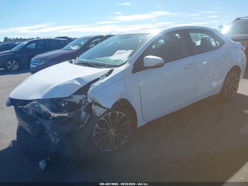 2016 Toyota Corolla, Удар спереду, IAAI, VIN 2T1BURHE6GC703085 — фото 2
