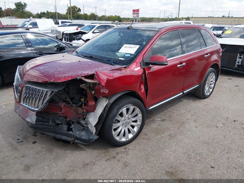 Vin: 2lmdj6jk3fbl24035, lot: 46716600, lincoln mkx 20152