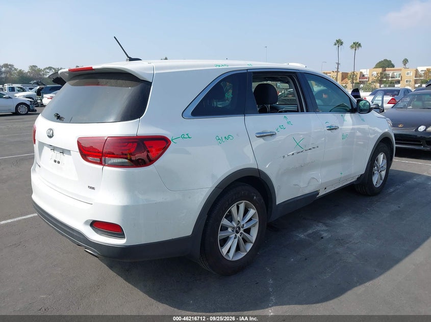Vin: 5xypg4a34kg549983, lot: 46716635, kia sorento 2.4l lx 20194