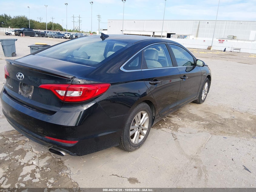 Vin: 5npe24af2hh520936, lot: 46716651, hyundai sonata 20174
