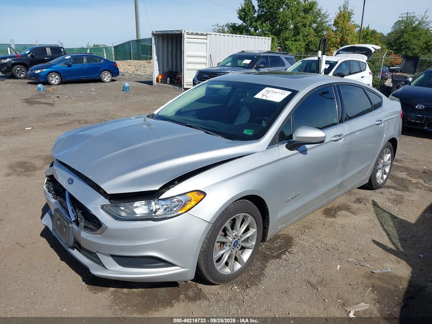 2017 Ford Fusion, Удар спереду, IAAI, VIN 3FA6P0LU9HR270723 — фото 2