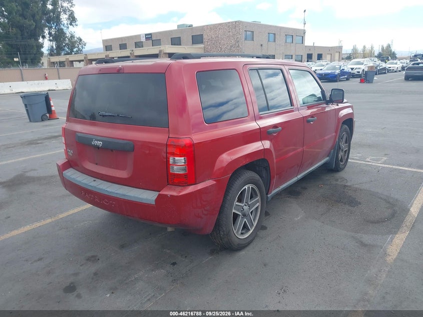 JEEP PATRIOT 2009 VIN 1J4FF28B99D106716
