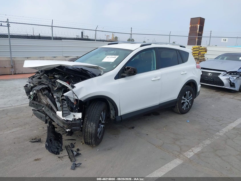 Vin: 2t3bfrev0gw507907, lot: 46716731, toyota rav4 le 20162