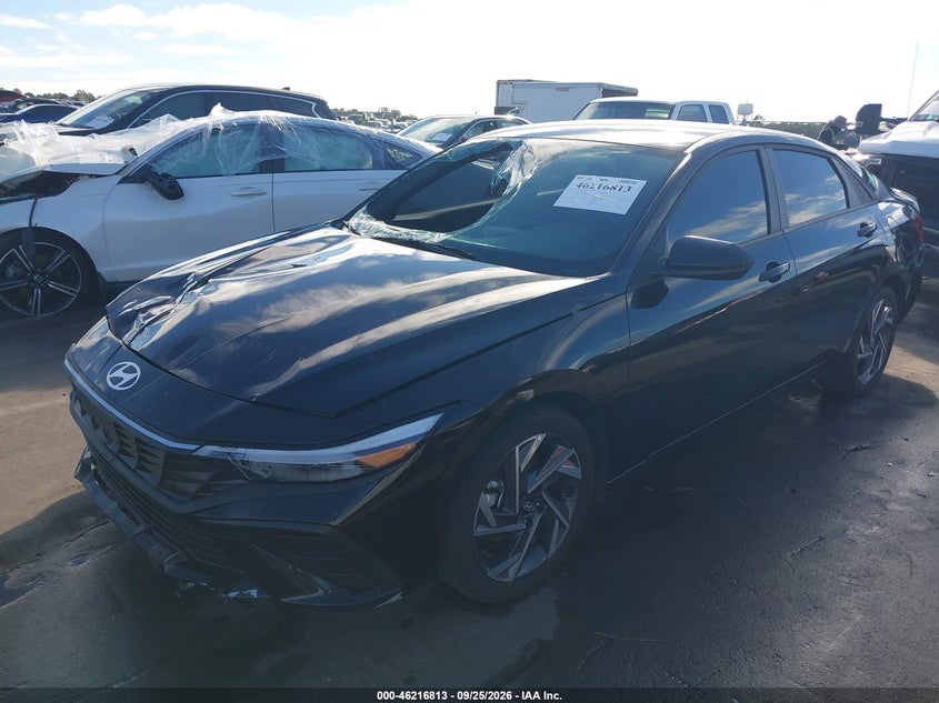 Vin: kmhlm4dg5su965850, lot: 46716737, hyundai elantra sel sport 20252