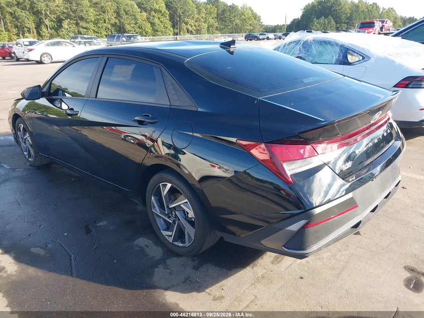 Vin: kmhlm4dg5su965850, lot: 46716737, hyundai elantra sel sport 20253