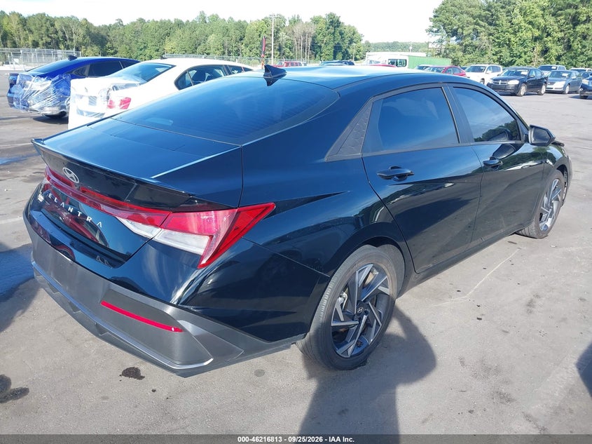 Vin: kmhlm4dg5su965850, lot: 46716737, hyundai elantra sel sport 20254