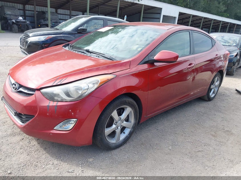 Vin: kmhdh4ae7cu266667, lot: 46716761, hyundai elantra gls (ulsan plant) 20122