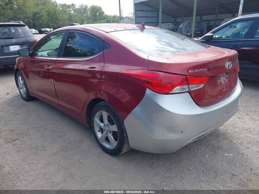 Vin: kmhdh4ae7cu266667, lot: 46716761, hyundai elantra gls (ulsan plant) 20123