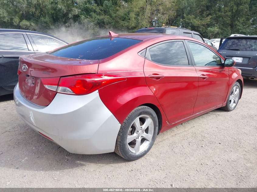 Vin: kmhdh4ae7cu266667, lot: 46716761, hyundai elantra gls (ulsan plant) 20124