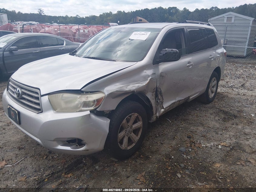 Vin: 5tdkk3eh1as021666, lot: 46716785, toyota highlander se v6 20102