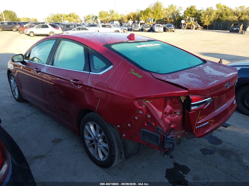 Vin: 3fa6p0hd2lr145077, lot: 46716805, ford fusion se 20203