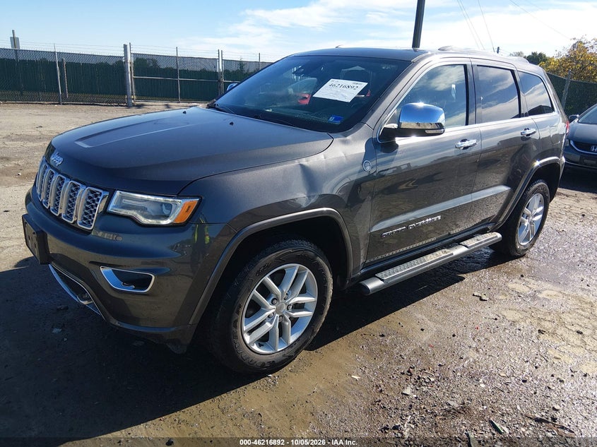 Vin: 1c4rjfcg1jc267468, lot: 46716815, jeep grand cherokee overland 4x4 20182
