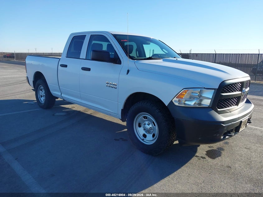 Vin: 1c6rr7fg9js291489, lot: 46716827, ram 1500 tradesman  4x4 6'4 box 20181