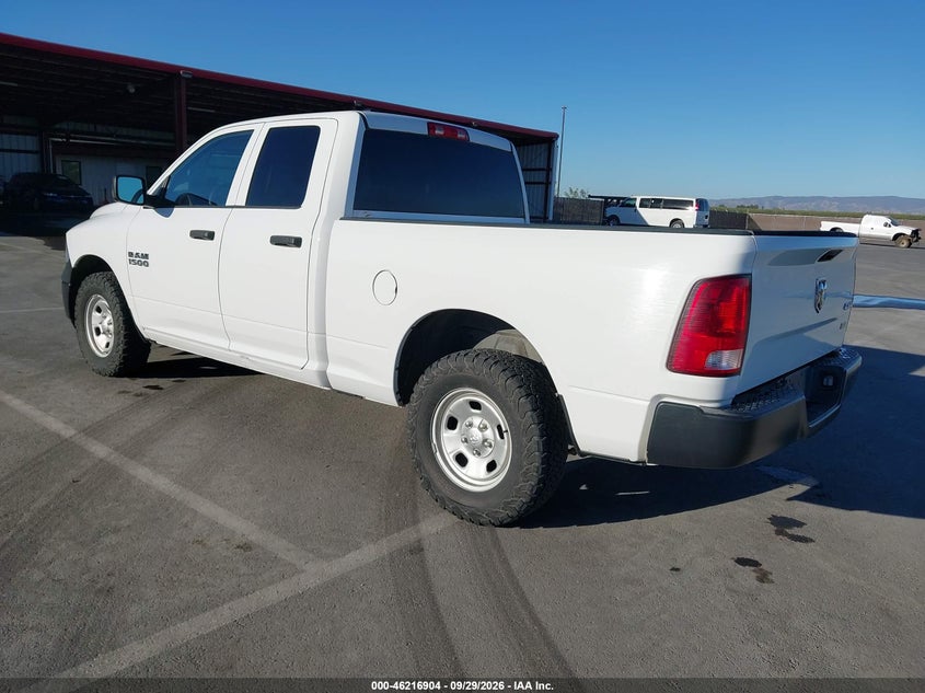 Vin: 1c6rr7fg9js291489, lot: 46716827, ram 1500 tradesman  4x4 6'4 box 20183