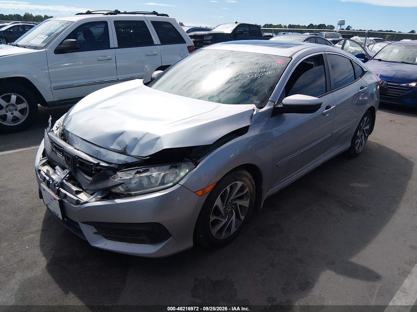 Vin: 2hgfc2f74jh551371, lot: 46716894, honda civic ex 20182