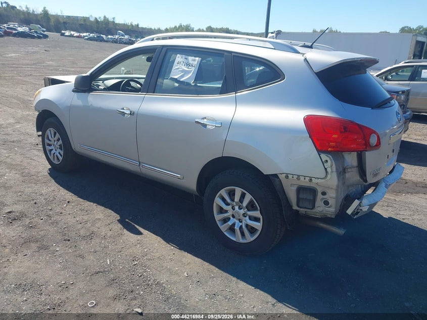 Vin: jn8as5mv3fw254121, lot: 46716908, nissan rogue select s 20153