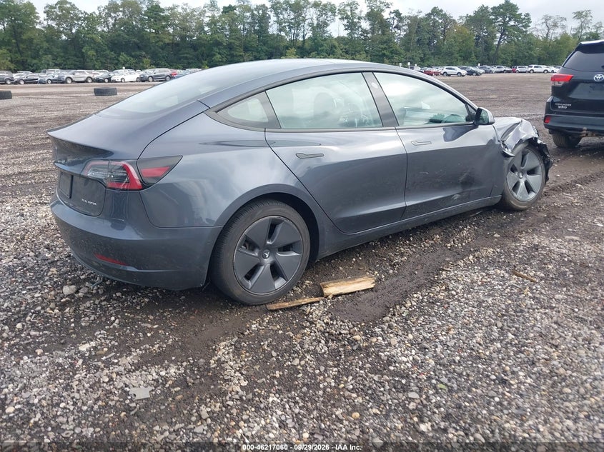 Vin: 5yj3e1eb8nf317984, lot: 46716983, tesla model 3 long range dual motor all-wheel drive 20224