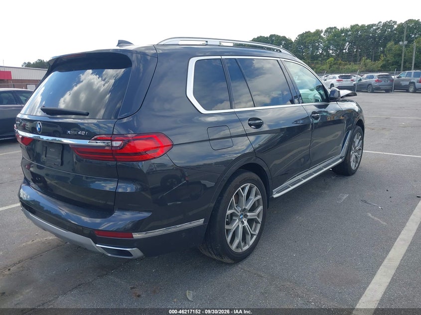 Vin: 5uxcw2c01l9d04796, lot: 46717075, bmw x7 xdrive40i 20204
