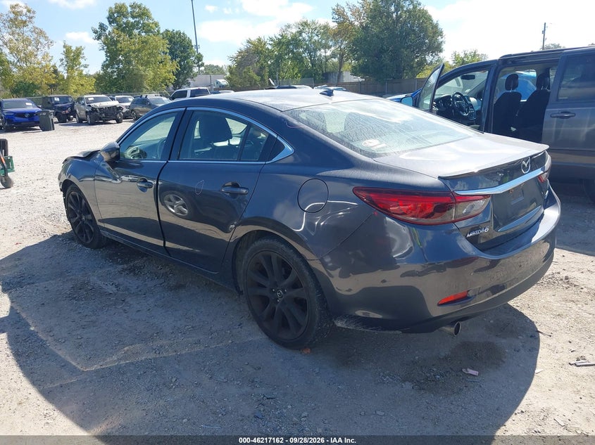 Vin: jm1gj1w58g1432845, lot: 46717085, mazda mazda6 i grand touring 20163