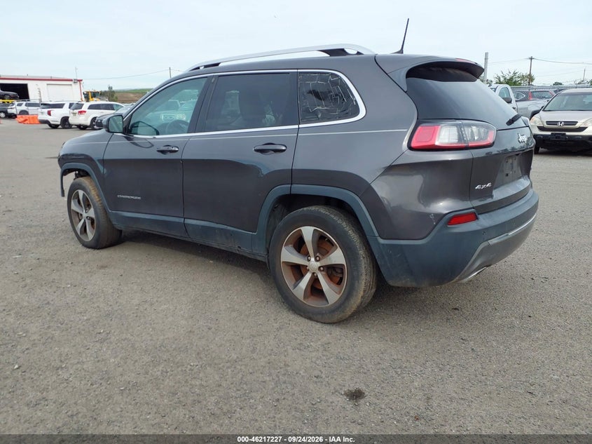 Vin: 1c4pjmdx9kd217147, lot: 46717150, jeep cherokee limited 4x4 20193