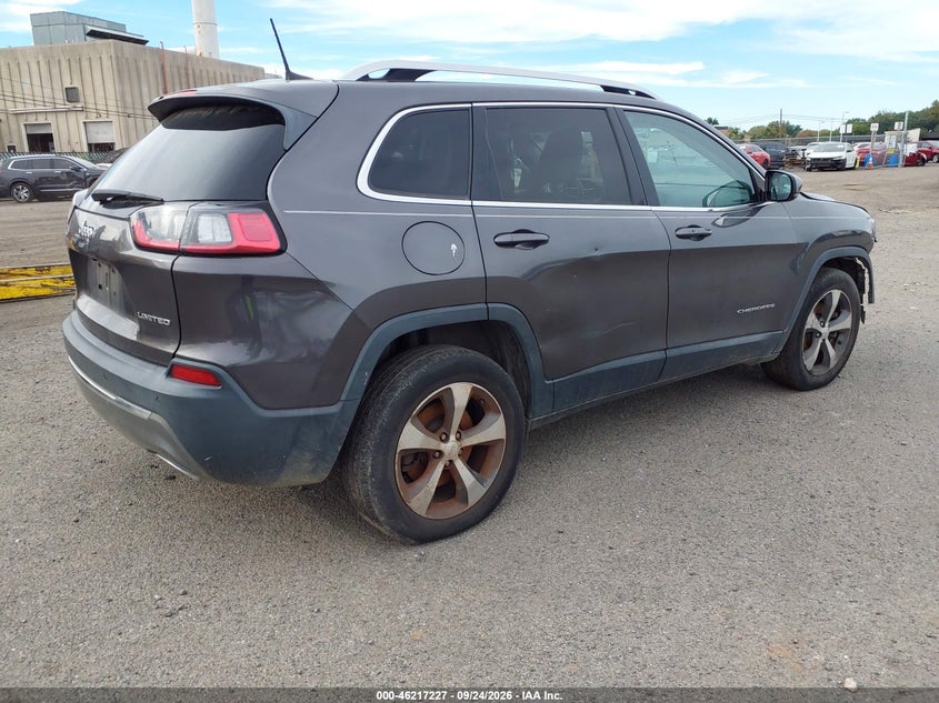 Vin: 1c4pjmdx9kd217147, lot: 46717150, jeep cherokee limited 4x4 20194