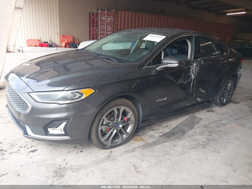 2019 Ford Fusion, Лівий бік, IAAI, VIN 3FA6P0RU1KR140417 — фото 2