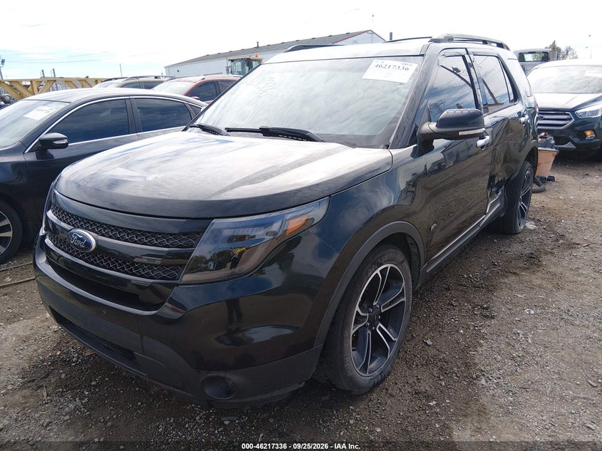2014 Ford Explorer, Лівий бік, IAAI, VIN 1FM5K8GT3EGC44606 — фото 2
