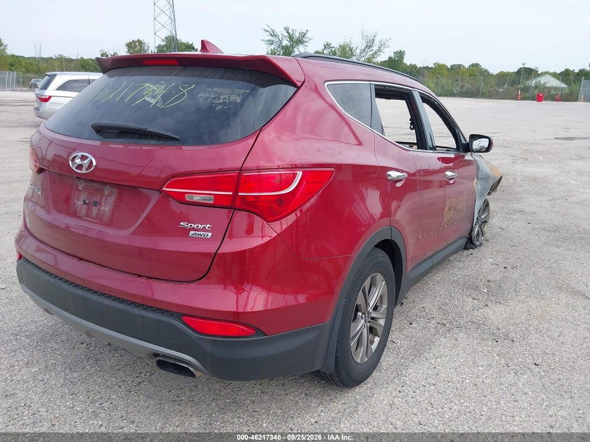 Vin: 5xyzudlbxfg264670, lot: 46717271, hyundai santa fe sport 2.4l 20154
